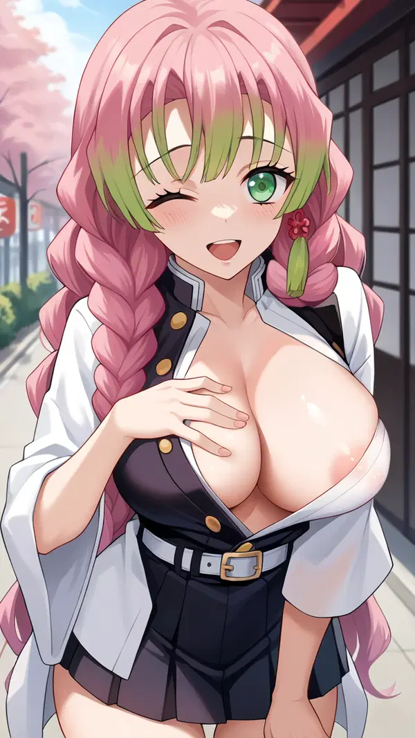 mitsuri kanroji hentai animation - No Map for This Collapse - AI generated portrait image in 1080x1920 resolution by @anon