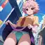 mina ashido bunny suit - The Craving That Felt Too Close to Name - AI generated square image in 1080x1080 resolution by @anon