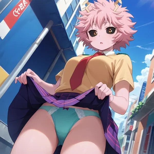 mina ashido bunny suit - The Craving That Felt Too Close to Name - AI generated square image in 1080x1080 resolution by @anon