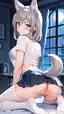 hentai gangbang - An Ache That Moved Through Every Wall - AI generated portrait image in 1080x1920 resolution by @anon