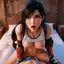 tifa lockhart panties - The Pressure That Made the Night Lean Closer - AI generated square image in 1080x1080 resolution by @anon