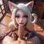 3d porn shemale - A Spark That Turned the Key - AI generated square image in 1080x1080 resolution by @anon