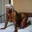 tall ebony milf - The Tremor That Refused to Fade - AI generated square image in 1080x1080 resolution by @anon