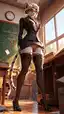furry femboy naked - A Shadow That Breathed Under the Surface - AI generated portrait image in 1080x1920 resolution by Anonymous Creator