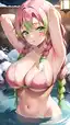 mitsuri hot spring porn - A Craving That Became a Ritual - AI generated portrait image in 1080x1920 resolution by Anonymous Creator