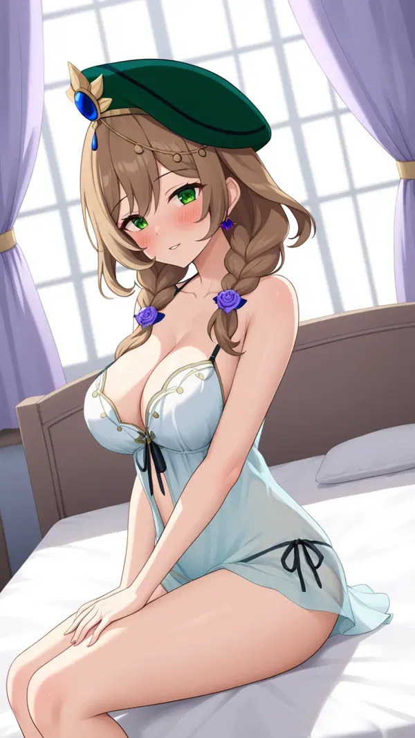ai genshin impact - The Desire That Lit Up the Dark - AI generated portrait image in 1080x1920 resolution by @anon