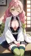 demon slayer sex toys - Pleasure That Spreads Like Flame - AI generated portrait image in 1080x1920 resolution by @anon