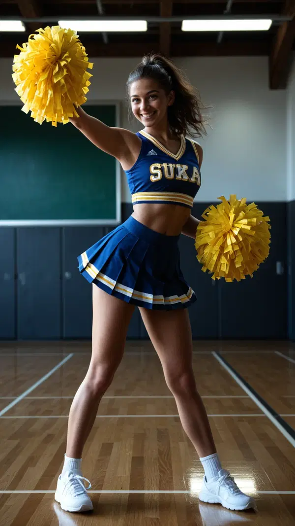 naked teen cheerleader - One More Hour of Trace - AI generated portrait image in 1080x1920 resolution by @anon