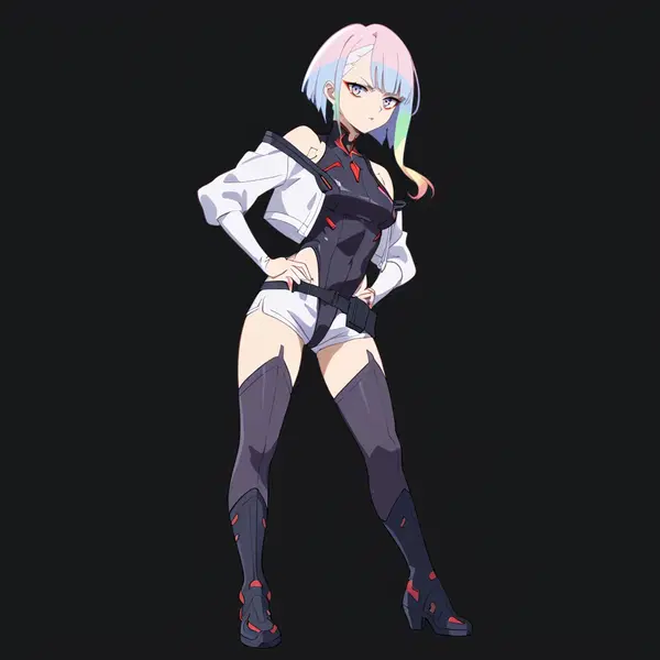 cyberpunk edgerunners hentai comic - A Pressure That Waited in the Dark - AI generated square image in 1080x1080 resolution by @anon