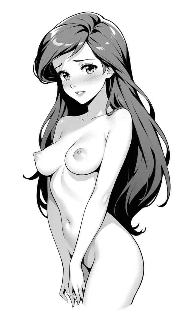 ariel paola porn - An Ache That Found Me Again - AI generated portrait image in 1080x1920 resolution by @anon