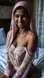 Soft Smile & Gentle Bounce – Mesmerizing Loop Hijab Arab - AI generated portrait video in 544x960 resolution by Anonymous Creator